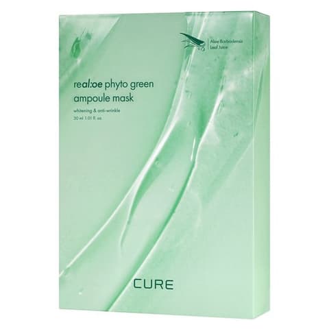 La Sense Loe Cure Real:oe Phyto Green Ampoule Mask, 10ea, 1pack