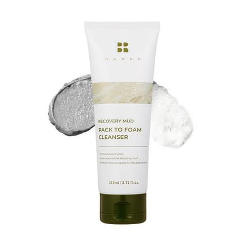 Relief Mud Pack-to-Foam Cleanser, 110ml, 1pack