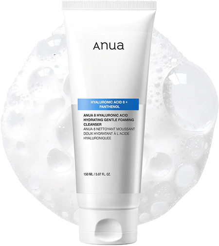 8 Hyaluronic Acid Hydrating Gentle Foaming Cleanser, 150ml, 1pack