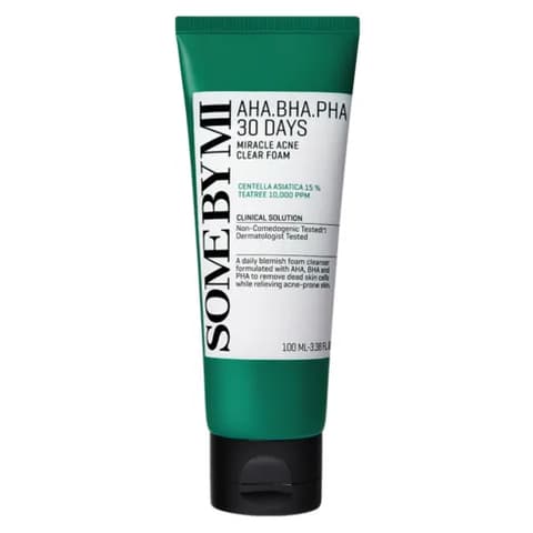 AHA BHA PHA 30 Days Miracle Acne Clear Foam, 100ml, 2ea, 1pack