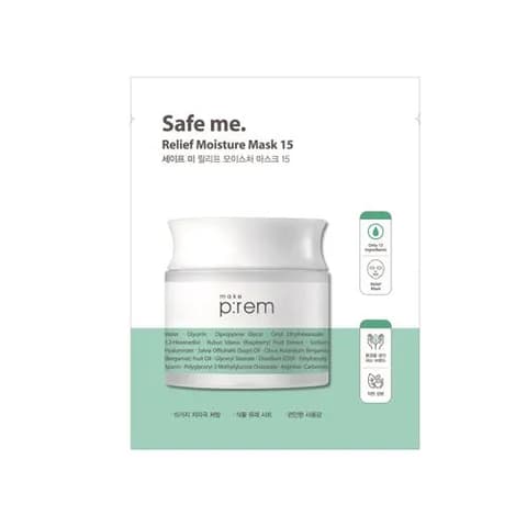 Safe Me Relief Moisture Mask, 10ea, 1pack