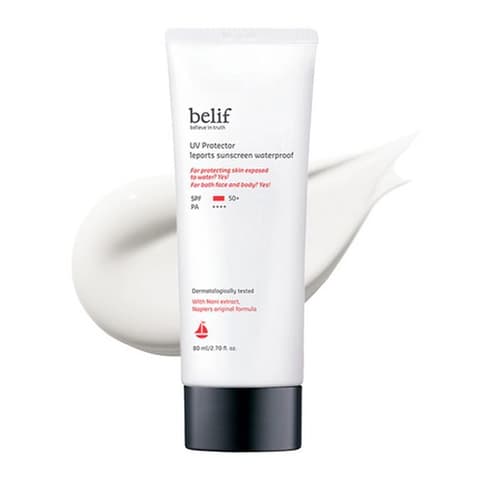 UV Protector Leports Sunscreen Waterproof [SPF50+/PA++++], 80ml