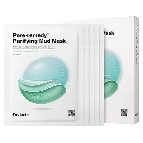 Dermask Pore Remedy Purifying Mud Mask, 5ea