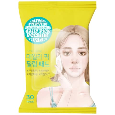 Stress Relieving Daily Pick Peeling Pad, 30ea