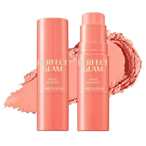 Perfect Glam Stick Blusher , CR01 Apricot Milk, 1pack, 6g