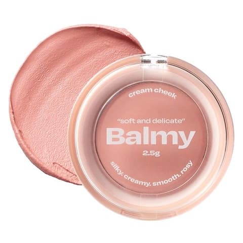 Balmy Cream Cheek, 00 Nudy Apricot, 1pack, 2.5g