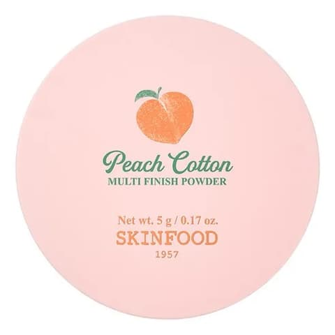 Peach Cotton Multi Finish Powder, 5g, White
