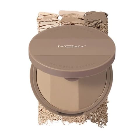 Fake Up 3-Color Shading, 9g, Neutral Brown, 1pack