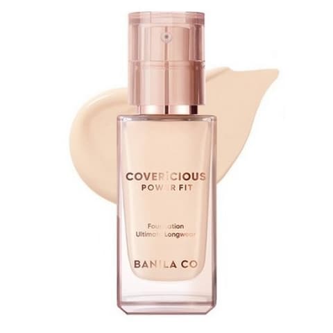 Coverlicious Power Fit Foundation [SPF45/PA++], 21 Rose, 1pack, 30ml