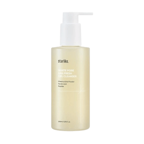 White Pore LHA Gel Cleanser, 200ml, 1pack