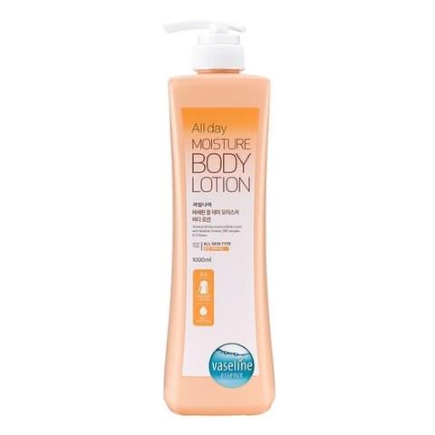 Vaseline All-Day Moisture Body Lotion, 1,000ml, 1pack