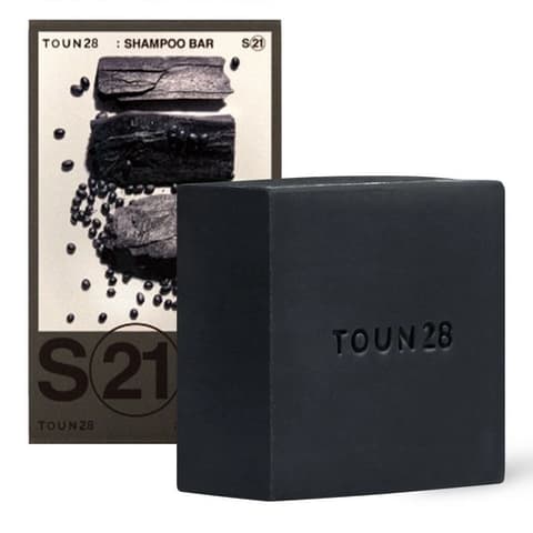 Shampoo Bar S21 Black Soybean+Charcoal, 100g, 1pack