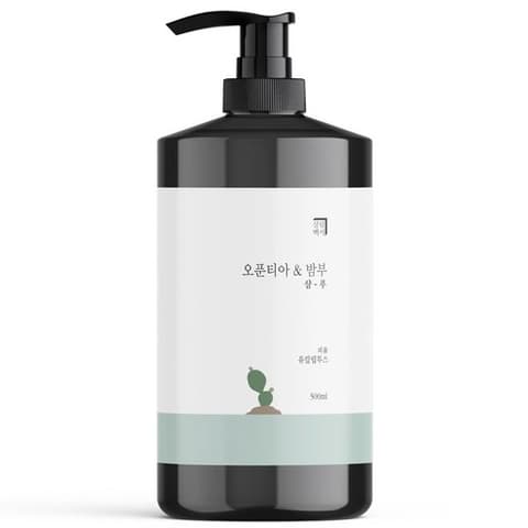 Opuntia & Bamboo Shampoo [Baby Powder Scent], 500ml, 1pack