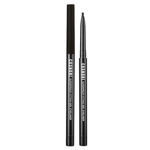 Superproof Fitting Gel Eyeliner, 0.13g, 01 Vivid Black, 1pack