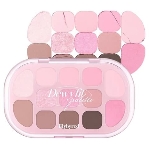 Dewy Fit Palette, 13.1g, 02 Pink Milk Tea, 1pack