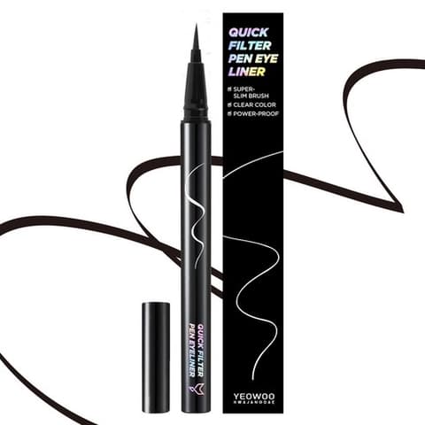 Quick Filter Pen Eyeliner, 0.5g, Blackpresso, 1pack