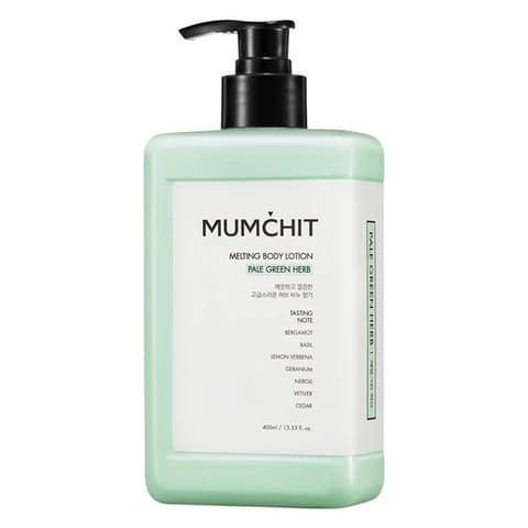 Melting Body Lotion [Pale Green Herb], 400ml, 1pack