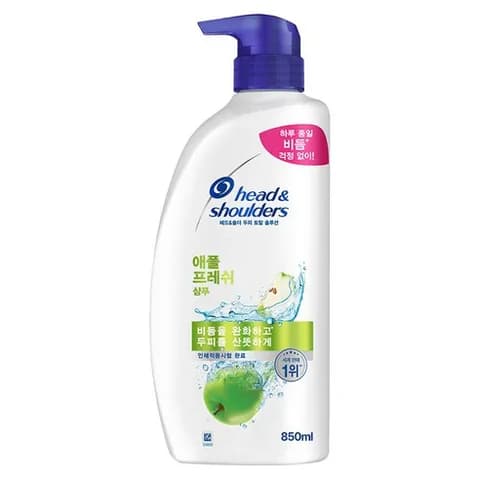 Apple Fresh Shampoo, 850ml, 1pack