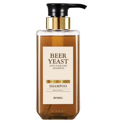 Deep Green J Soop Anti-Hair Loss Control Beer Yeast Shampoo, 500ml, 1pack