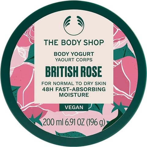 British Rose Body Yogurt, 200ml, 1pack
