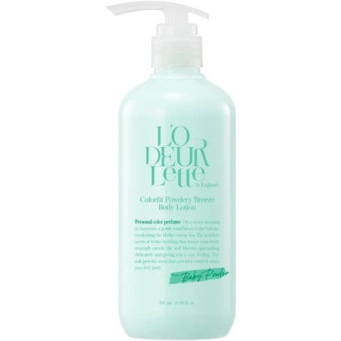 Colorfit Body Lotion [Powdery Breeze], 500ml, 1pack