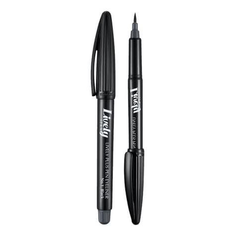 Liveily Plus Pen Eyeliner, 0.65g, Black, 1pack