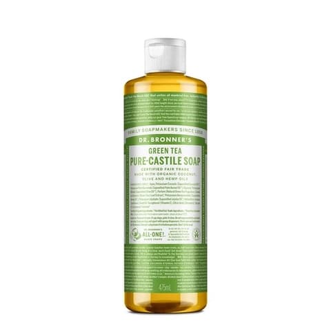 Green Tea Pure Castile Soap, 475ml, 1pack