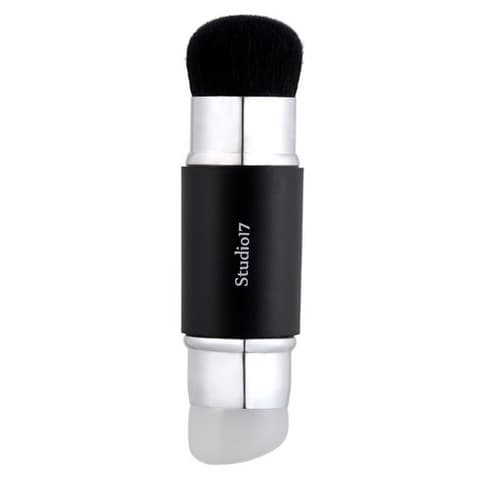 Dual Silicone Blusher Brush, 1pack