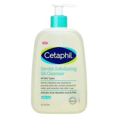 Cetaphil Gentle Exfoliating SA Cleanser, 473ml, 1pack