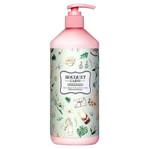 Vita Collagen Perfume Body Lotion [Wedding Bouquet], 750ml, 1pack