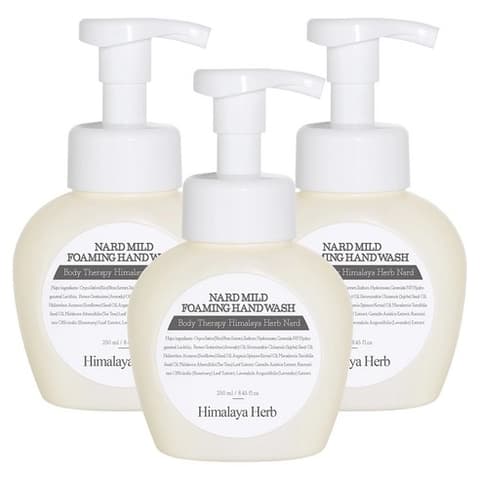 Mild Foaming Hand Wash [Unscented], 250ml, 3ea, 1set