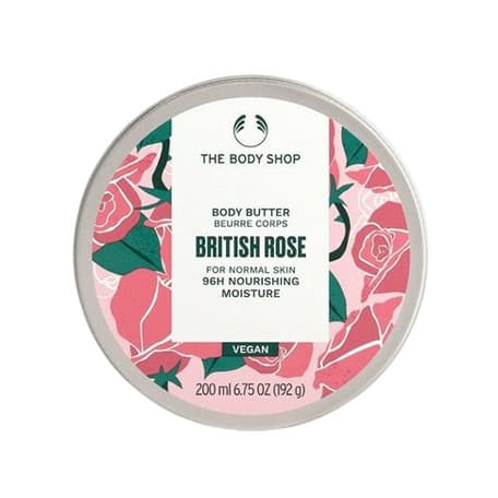 British Rose Body Butter, 200ml, 1pack