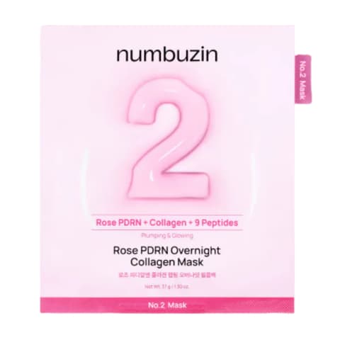 Rose PDRN Collagen Wrapping Overnight Film Pack, 4ea