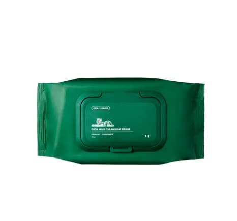 Cica Mild Cleansing Tissue, 50eax3, 1pack