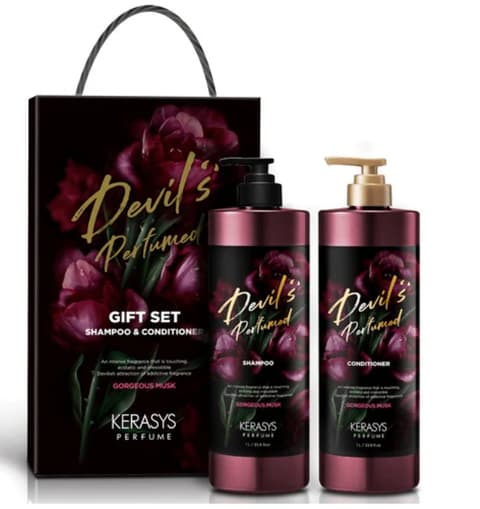 Kerasys Gorgeous Musk Perfumed Hair Care Set, 1000ml+1000ml