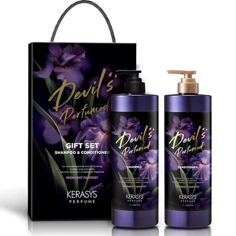 Kerasys Midnight Fantasy Perfumed Hair Care Set, 1000ml+1000ml