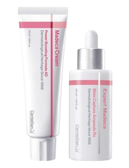Centellian24 Madeca Cream Power Boosting Formula Advanced 50ml + Expert Melacapture Ampoule RX 30ml Set