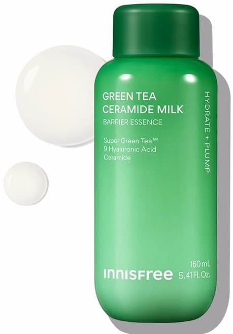 INNISFREE Green Tea Ceramide Milk Barrier Essence, 160ml