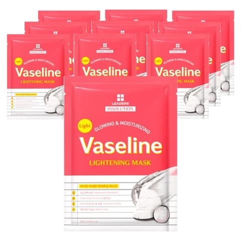 LEADERS Insolution Light Vaseline Mask, 10ea, 1pack