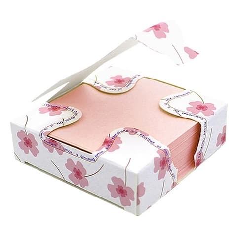 Pink Oil Paper From Nature Remove Oil Sebum Sensitive Skin, 1,000ea, 1pack