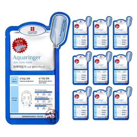 INSOLUTION Aquaringer Skin Clinic Mask, 10ea