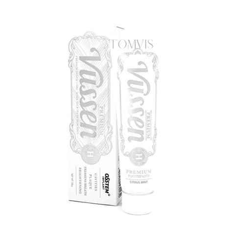 Vussen H Premium Toothpaste [Citrus Mint], 120g