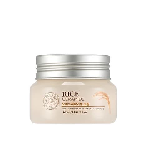 The Face Shop Rice & Ceramide Moisturizing Cream, 50ml, 1pack