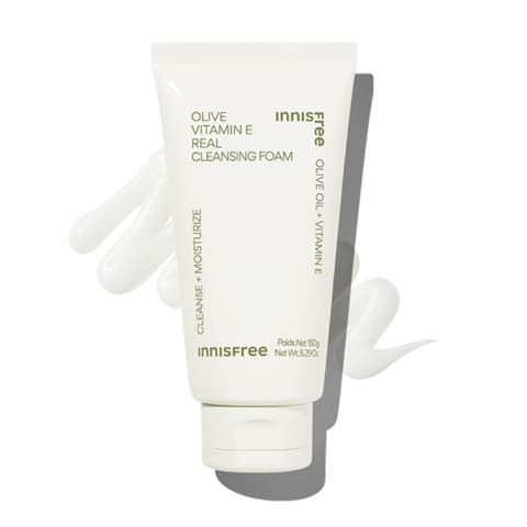 Olive Vitamin E Real Cleansing Foam, 150g, 1pack
