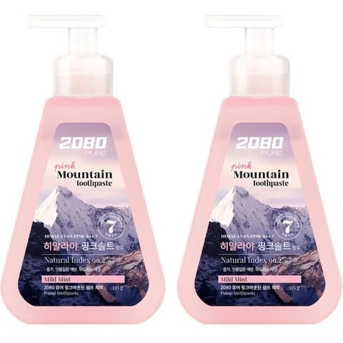 Pure Pink Mountain Pump Toothpaste, 325g, 2ea, 1pack