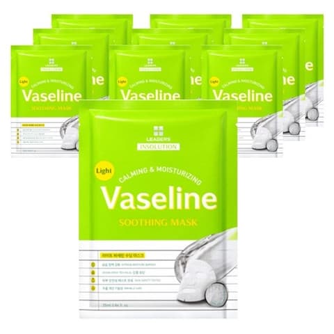 Insolution Light Vaseline Soothing Mask, 10ea, 1pack