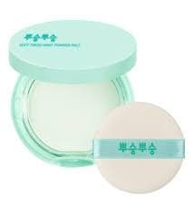 Soft Finish Powder Pact, 9g, Mint, 1pack