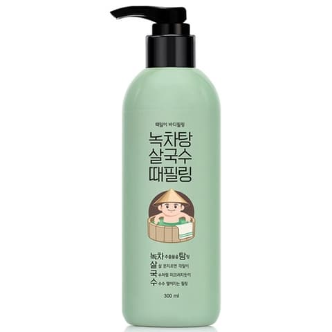 Body Scrub Peeling Gel Green Tea, 300ml, 1pack