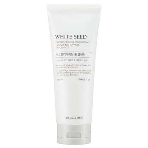 White Seed Exfoliating Foam Cleanser, 150ml, 1pack