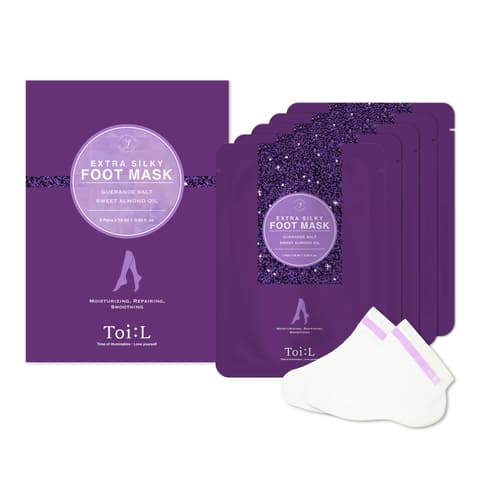 Extra Silky Foot Mask, 5ea, 1pack